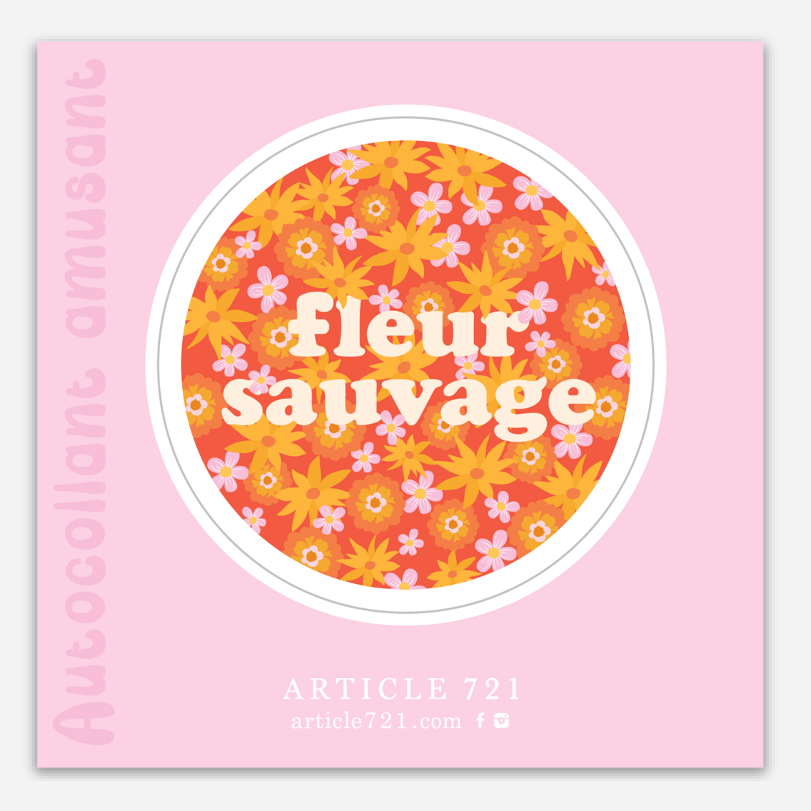 Hanjiming Fleur Sauvage Fée Arbre Ailes Sticker Autocollant