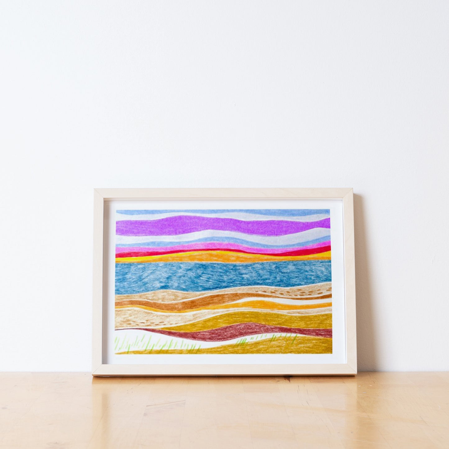 Parce qu'on a hâte d'y retourner et de s'y refaire de nouveaux souvenirs, Old Orchard Beach dans le Maine est un de nos endroits fétiches! Plus spécialement, lorsqu'il est possible d'être sur le bord de la plage à 5h du matin pour y capter les premières lueurs de soleil, moment magique assuré! Format  5" x 7" qui peut s'agencer sans aucun doute à votre mur de photos. L'affichette Old Orchard est illustrée par Marilyn B. Lachance, co-propriétaire de la boutique Article 721 et imprimée à Québec. 